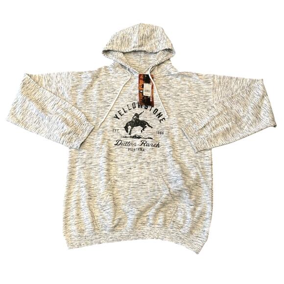 NWT Paramount Network's Yellowstone Women's Bronco Graphic Hoodie Size L - Picture 2 of 7